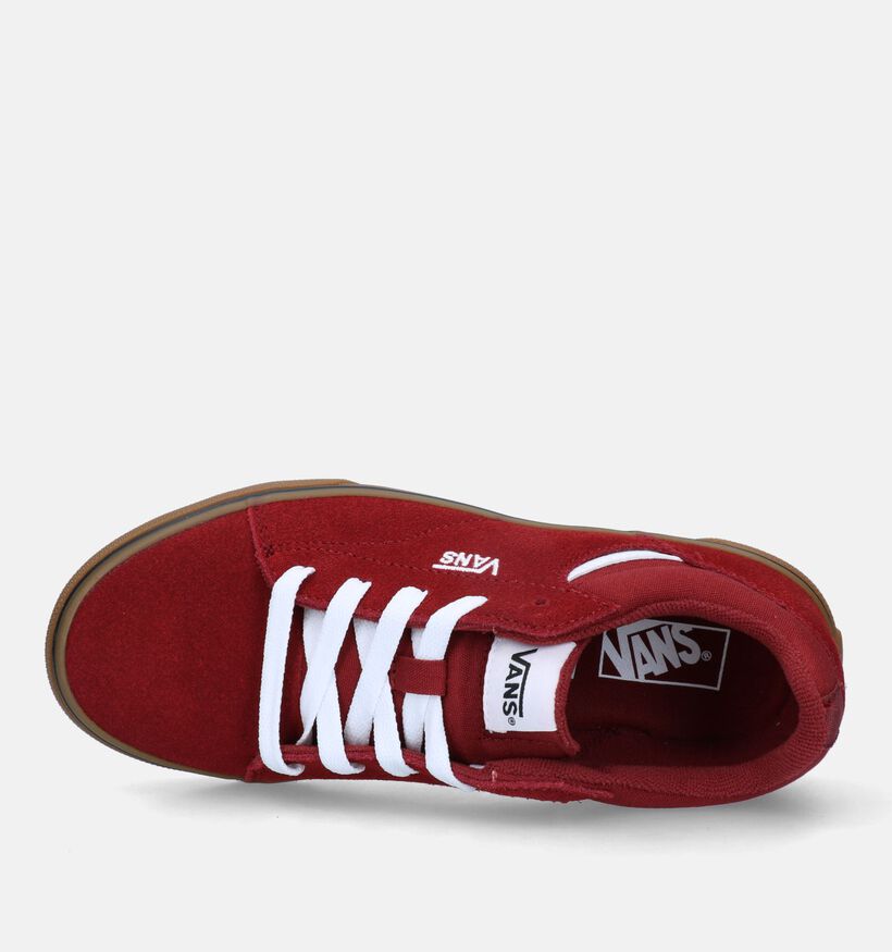 Vans Seldan Baskets de skate en Rouge pour garçons (327932)