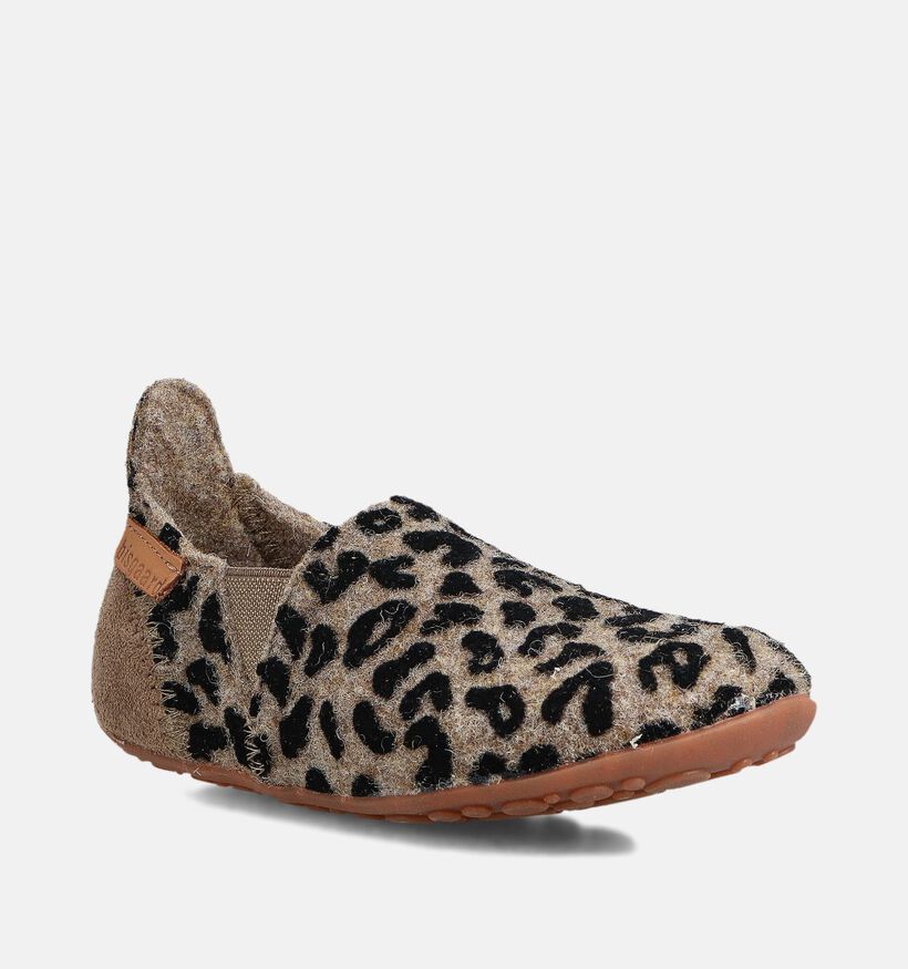 Bisgaard Leopard Bruine Pantoffels voor meisjes (372368)