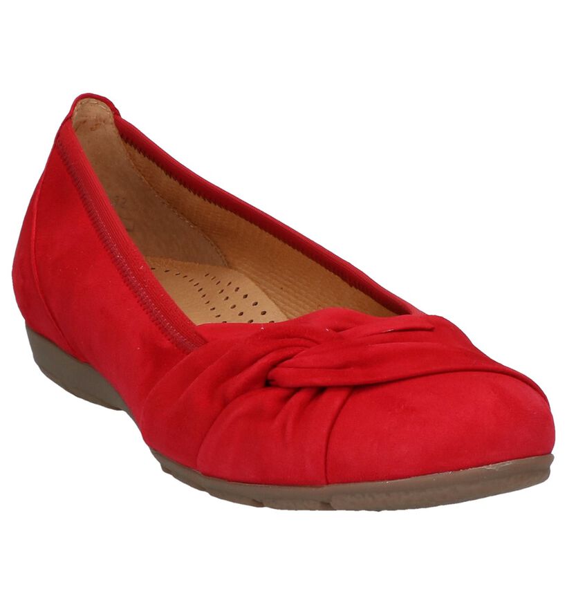 Hovercraft Ballerines en Rouge en daim (237762)