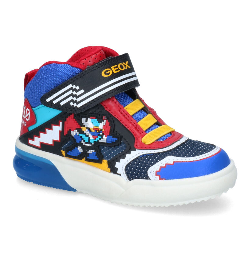 Geox Grayjay Baskets en Rouge en synthétique (312562)