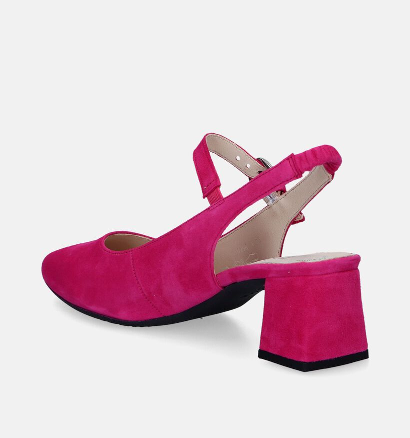 Gabor Escarpins Slinback en Fuchsia pour femmes (339521)