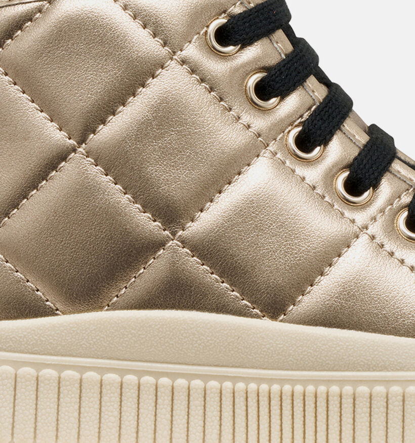 Geox Laquinny Gouden Schoenen met Veter en Rits voor meisjes (376257) - geschikt voor steunzolen
