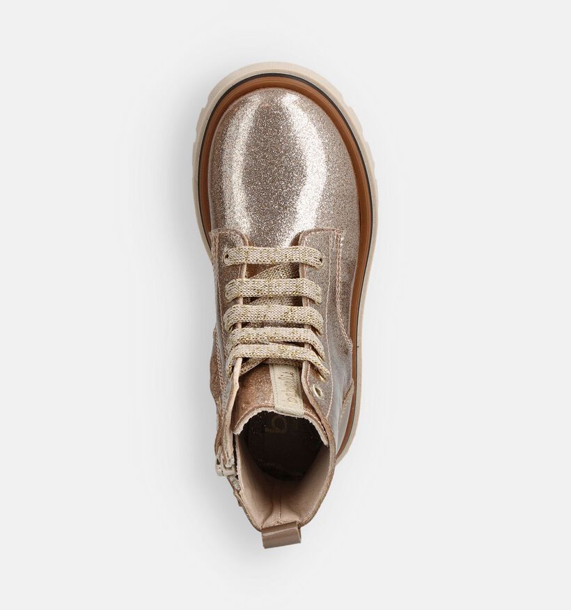 Beberlis Chaussures hautes en Or pour filles (364589) - pour semelles orthopédiques