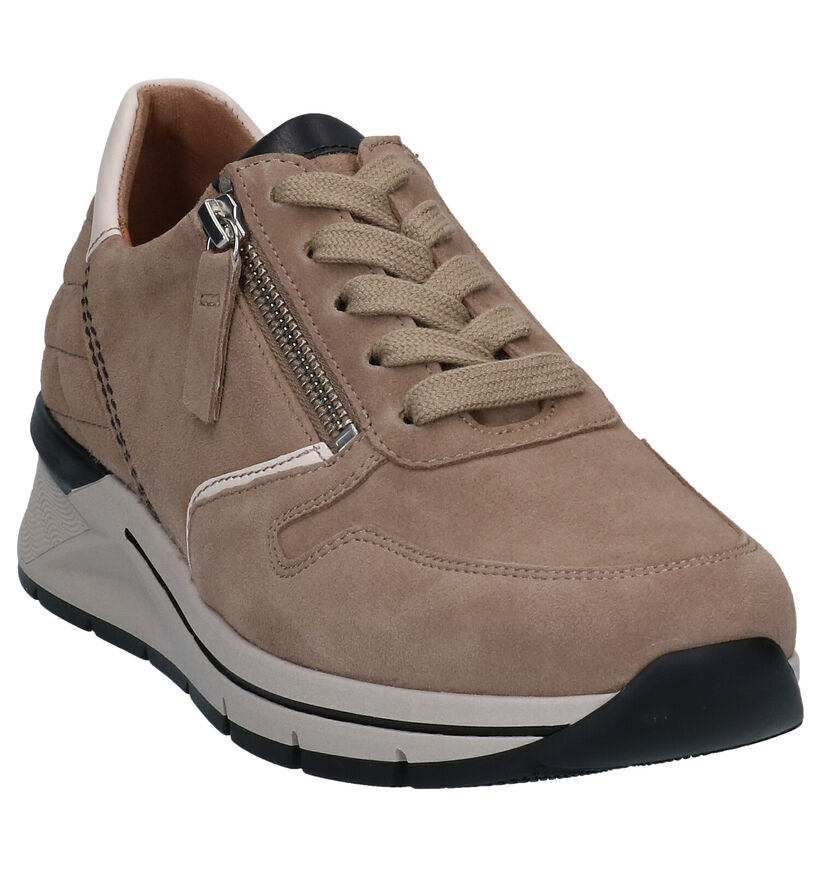 Gabor OptiFit Chaussures à lacets en Beige en daim (297242)
