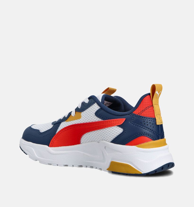 Puma Trinity Lite Witte Sneakers voor jongens, meisjes (359183) - geschikt voor steunzolen