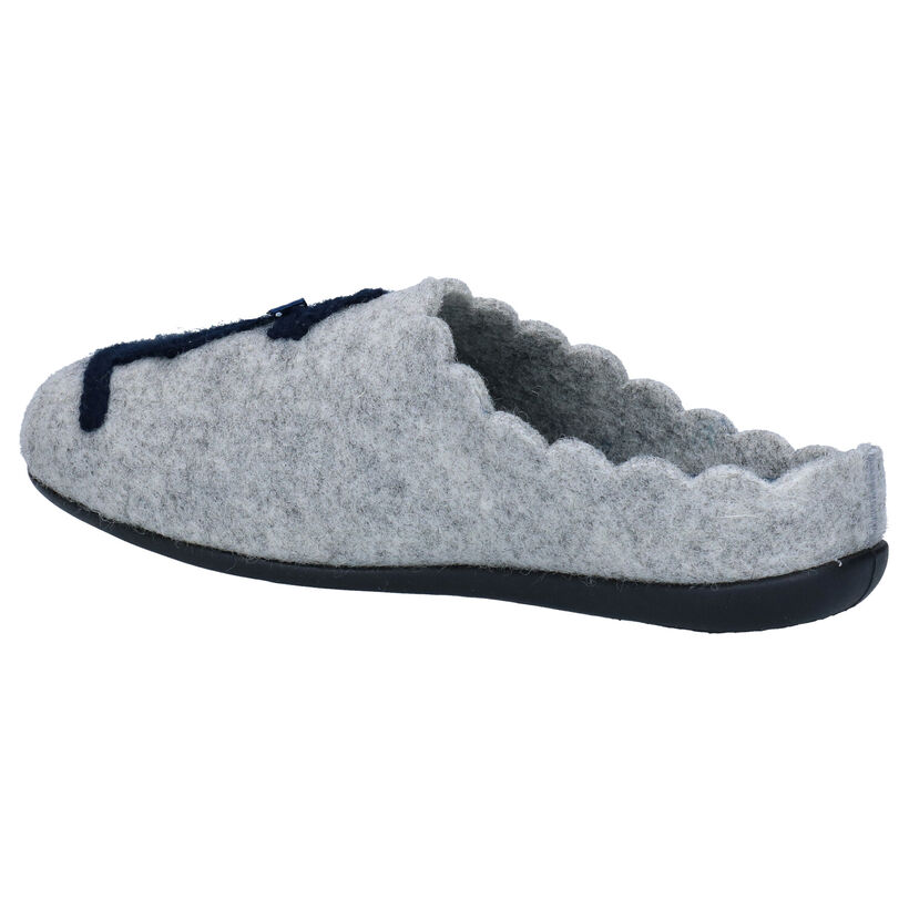 Via Limone Pantoufles ouvertes en Gris clair en textile (278600)