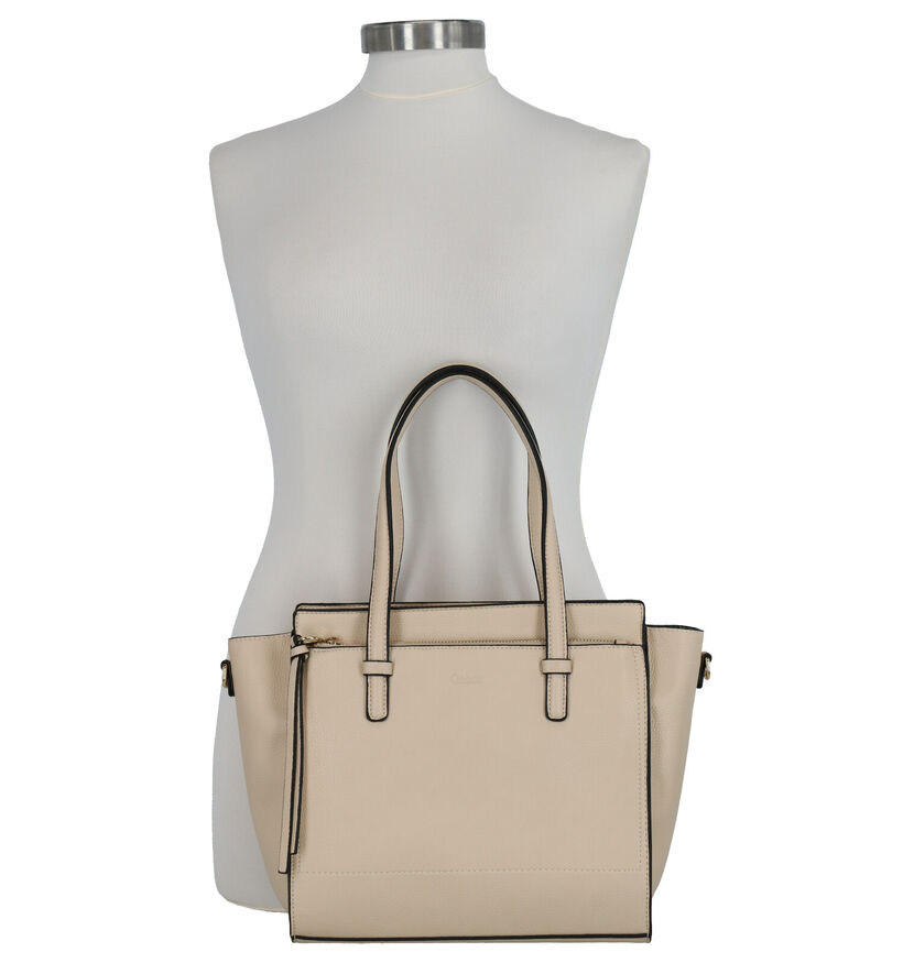 Gabor Rosaria Beige Handtas in kunstleer (269440)