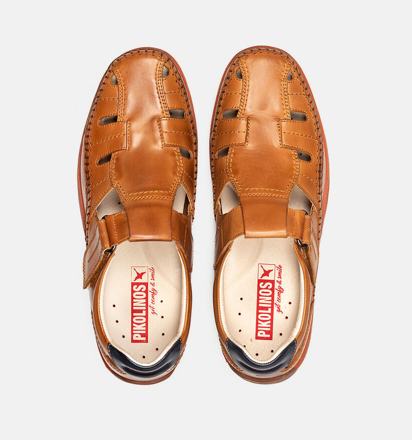 Pikolinos Marbella Sandales en Cognac pour hommes (370607)