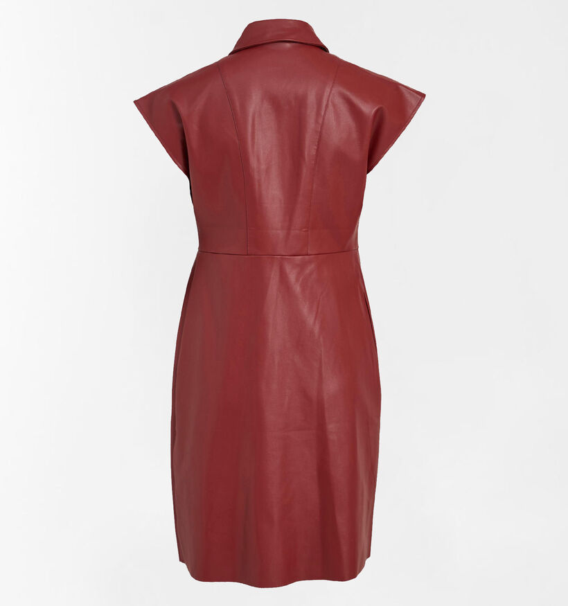 Vila Odine Robe chemise en Bordeaux pour femmes (317884)