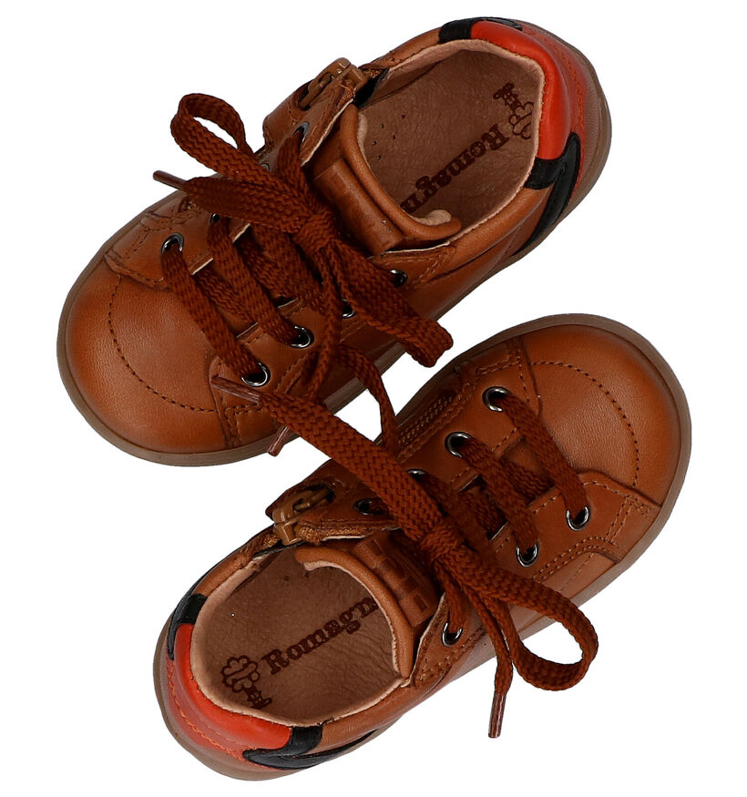 Romagnoli Chaussures pour bébé  en Cognac en cuir (281515)