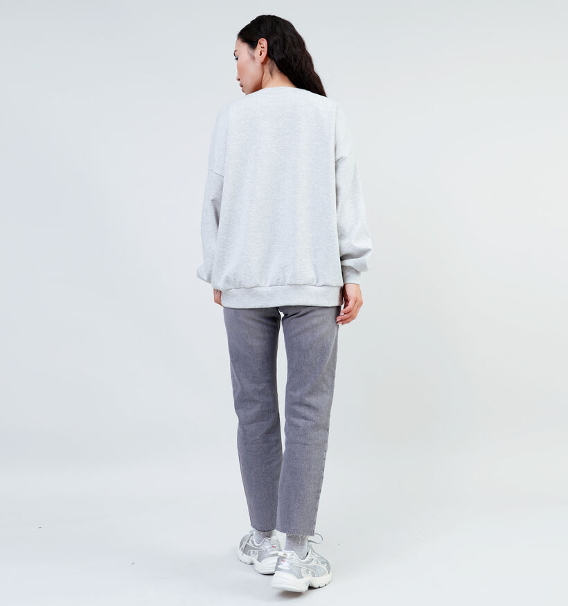 Pieces Julle Sweatshirt en Gris pour femmes (342028)