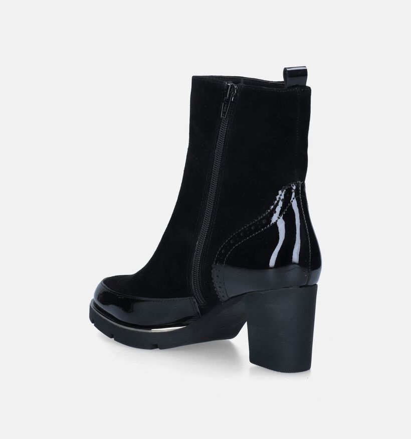 Nathan-Baume Bottines à talons en Noir pour femmes (348343) - pour semelles orthopédiques