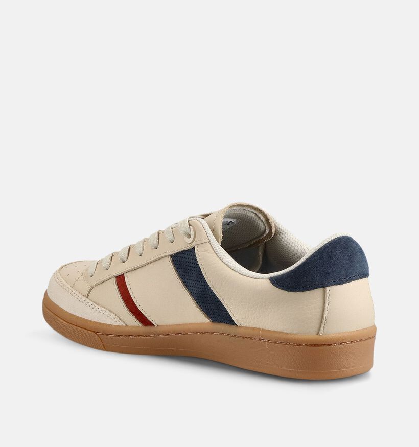 Fred Perry Leather Beige Sneakers voor heren (378092) - geschikt voor steunzolen