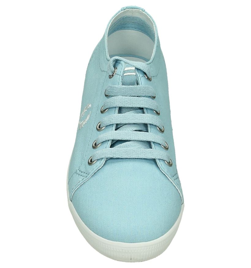 Fred Perry Licht Blauwe Sneakers, , pdp