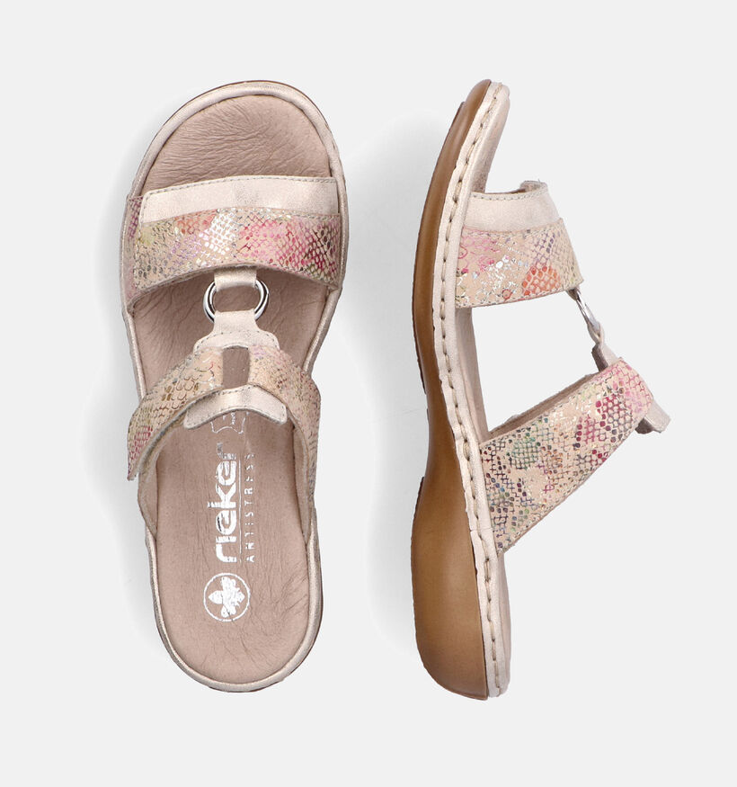 Rieker Beige Slippers voor dames (354956)