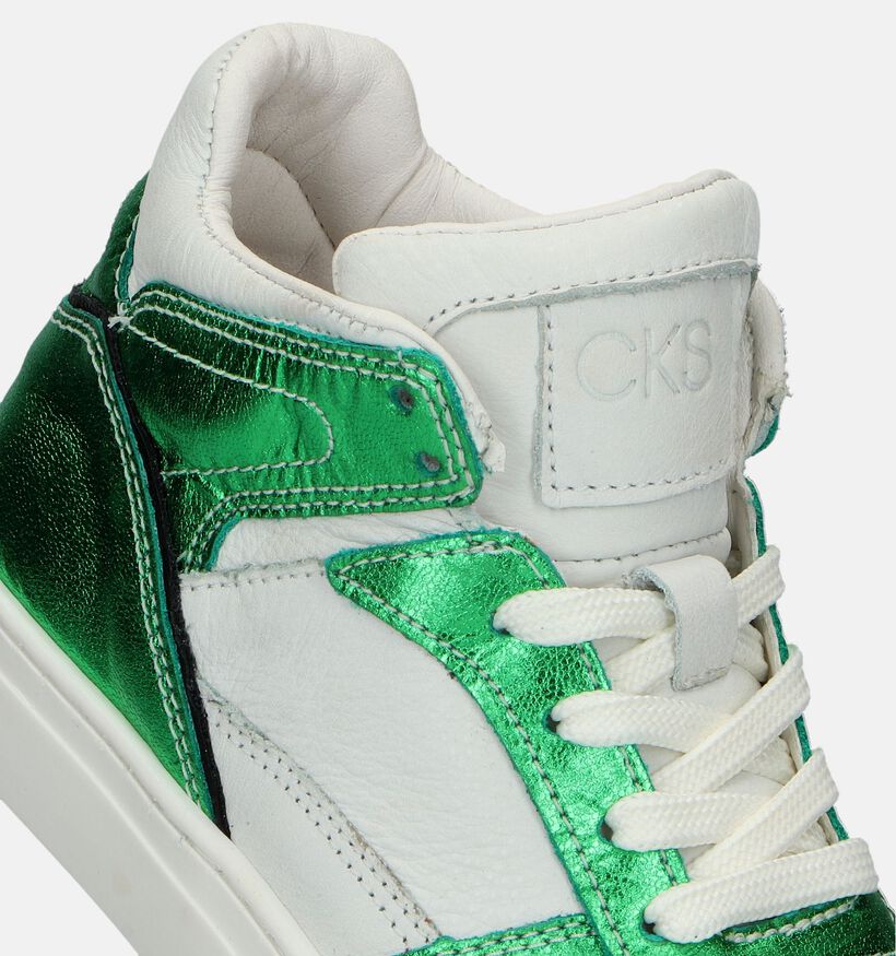 CKS Clipper Groene Hoge sneakers voor meisjes (339761)