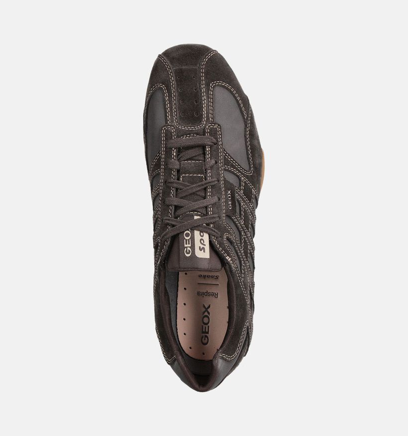 Geox Baskets en Marron pour hommes (360103) - pour semelles orthopédiques