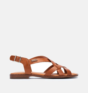 Pikolinos Sandales Cognac/Bleu/Rouge