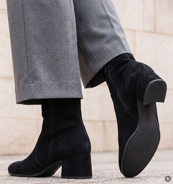 Gabor Comfort Bottines Noir/Bordeaux