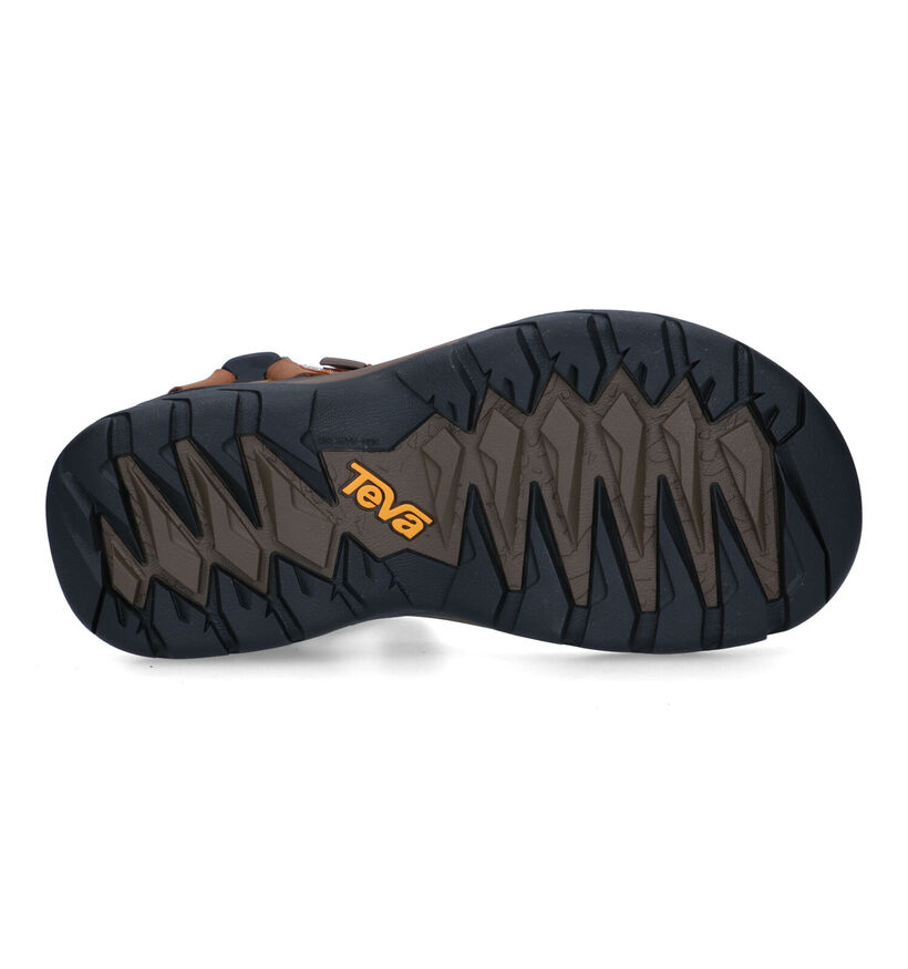 Teva Terra Sandales en Camel en nubuck (321947)