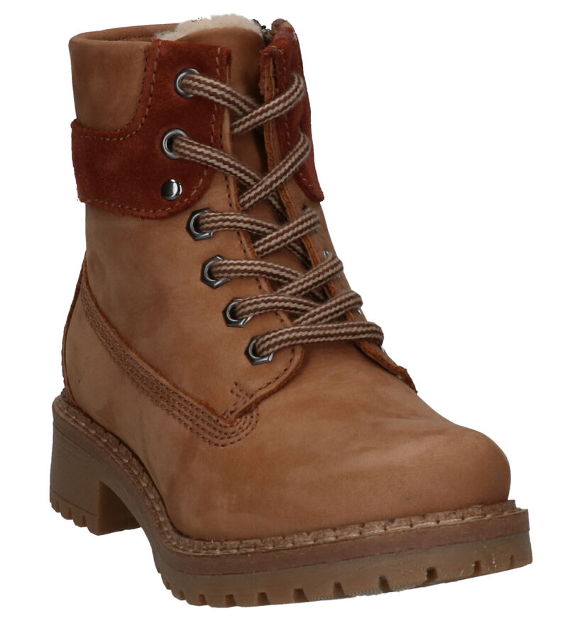 Dazzle Cognac Boots in nubuck (255173)