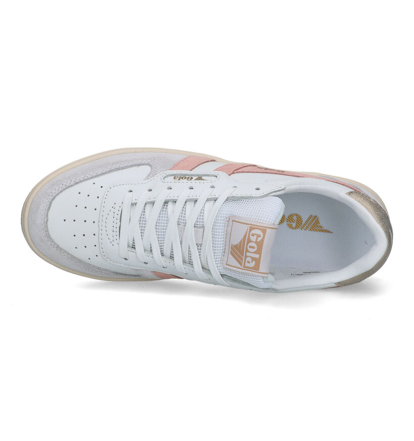 Gola Hawk Witte Sneakers voor dames (336886) - geschikt voor steunzolen