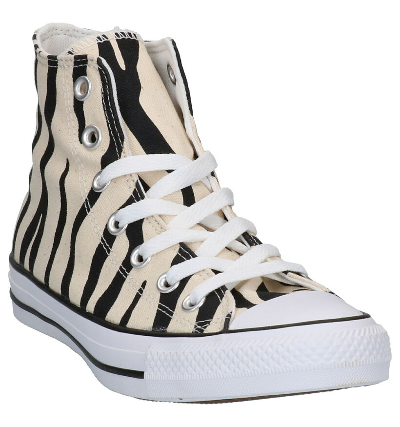 Converse Chuck Taylor AS Baskets en Beige en textile (266474)