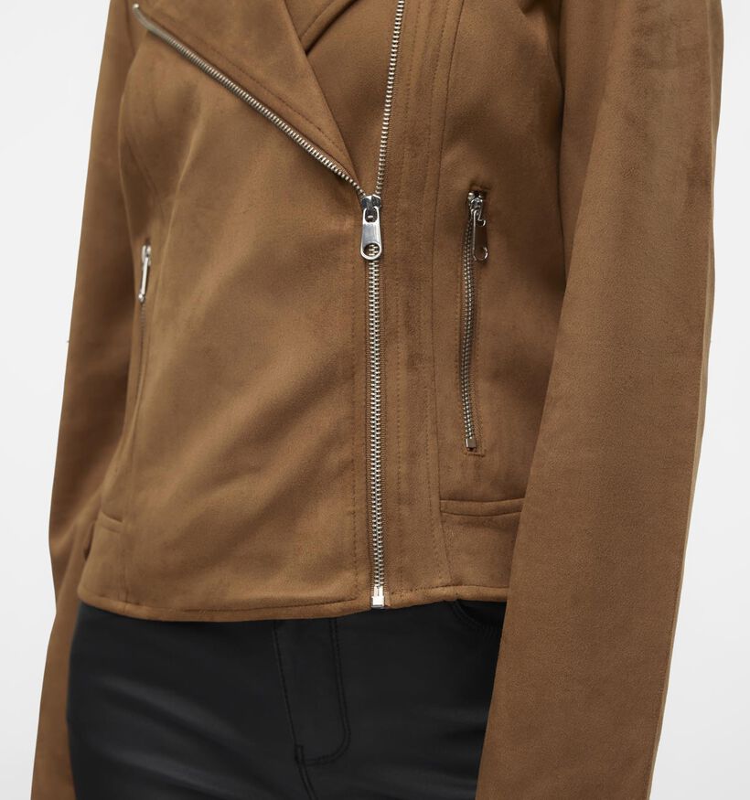 Vero Moda Jose Short Jacket Manteau court en Marron pour femmes (360088)