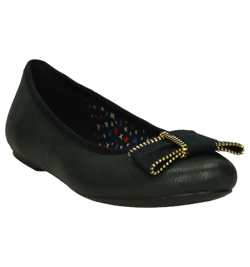 Donkerblauwe Tommy Hilfiger Ballerina in leer (201770)