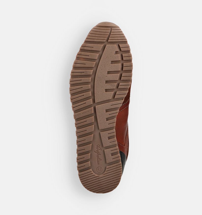Australian Niagara Chaussures à lacets en Cognac pour hommes (361652) - pour semelles orthopédiques