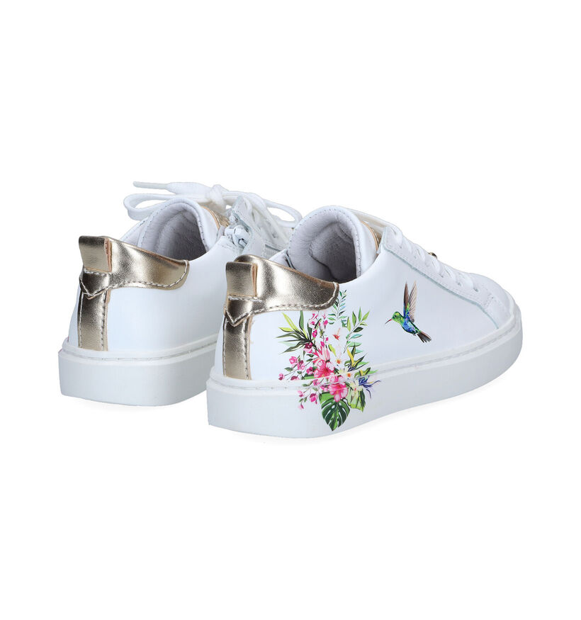 Bana & Co Witte Veterschoenen voor meisjes (306598)