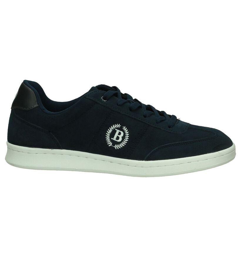 Blauwe Casual Schoenen Borgo Sport in nubuck (200734)