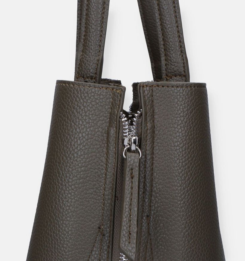 Valentino Handbags Parka Cabas avec fermture éclair en Vert Kaki pour femmes (333498)
