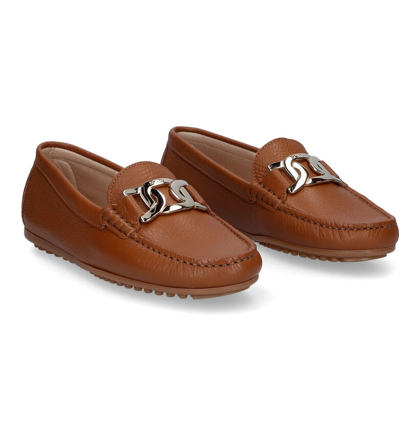 Scapa Cognac Mocassins in leer (307054)