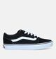 Vans Ward Zwarte Skate sneakers in daim (328035)