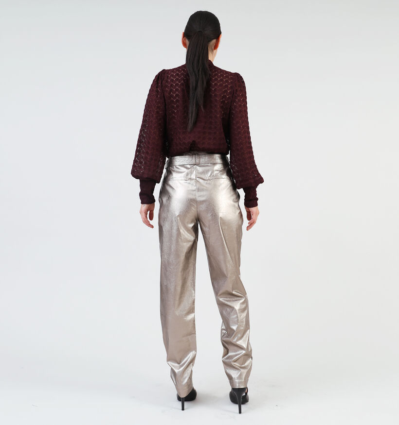 Expresso Gouden Leren broek voor dames (351068)