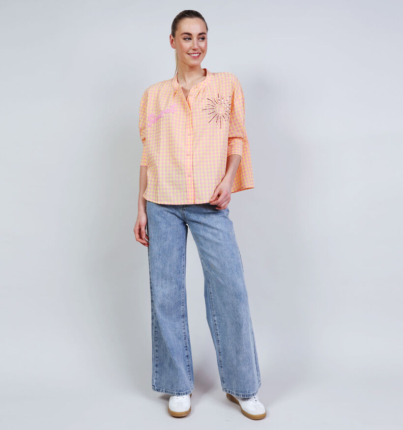 Orfeo Simone Roze/Gele Blouse voor dames (371942)