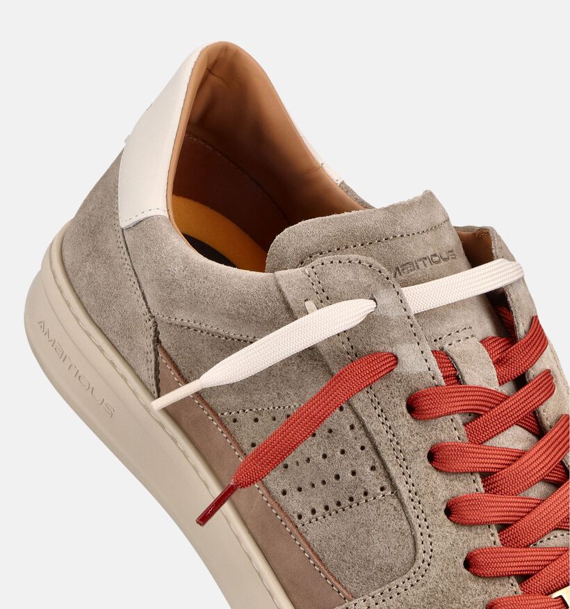 Ambitious Anopolis Taupe Sneakers voor heren (373694) - geschikt voor steunzolen