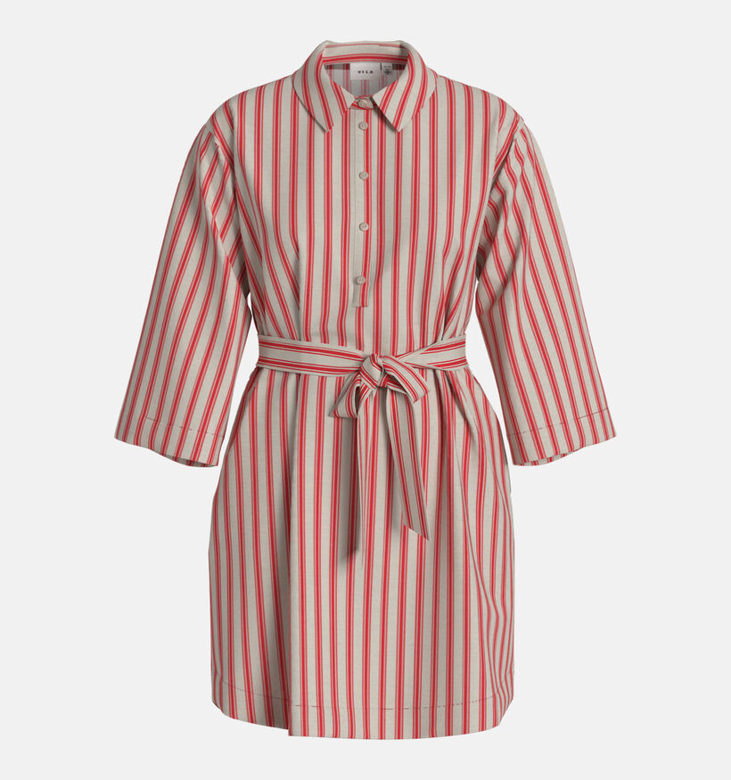 Vila Prisilla Loose Robe en Rouge pour femmes (369454)