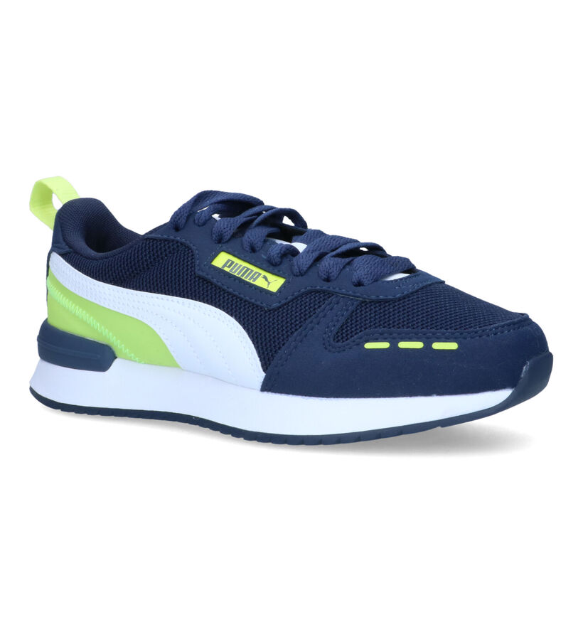 Puma R78 Blauwe Sneakers voor meisjes, jongens (318751) - geschikt voor steunzolen