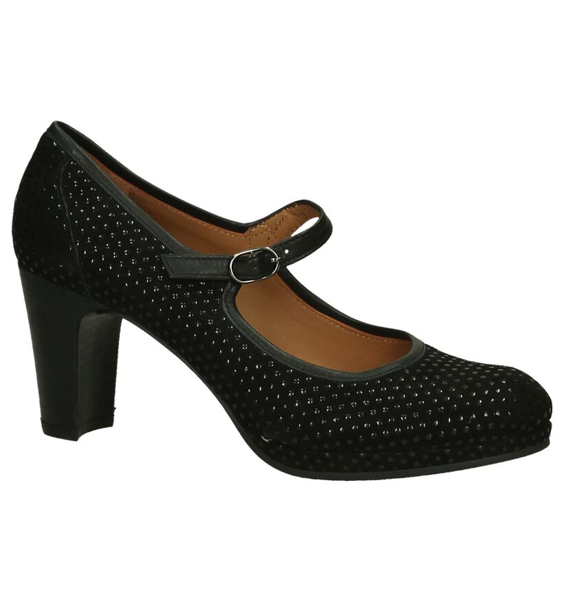 JHay Escarpins à bride en Noir en nubuck (203136)