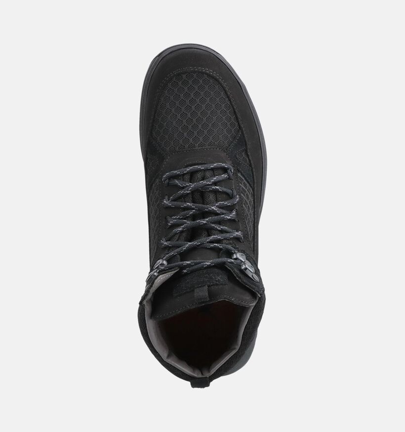 Xsensible Oulu Zwarte Wandelschoenen voor heren (389537) - geschikt voor steunzolen
