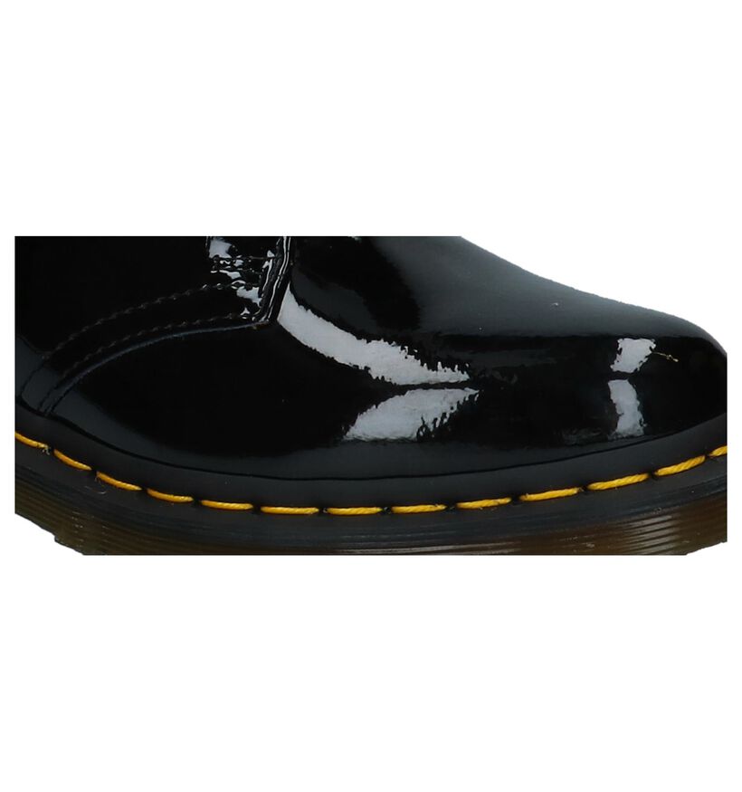 Dr. Martens Witte Veterschoenen in lak (284703)