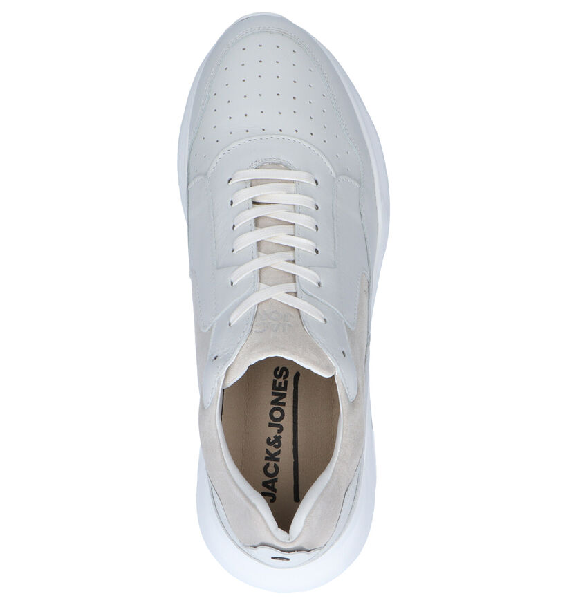 Jack & Jones Munki Baskets en Blanc en cuir (256069)