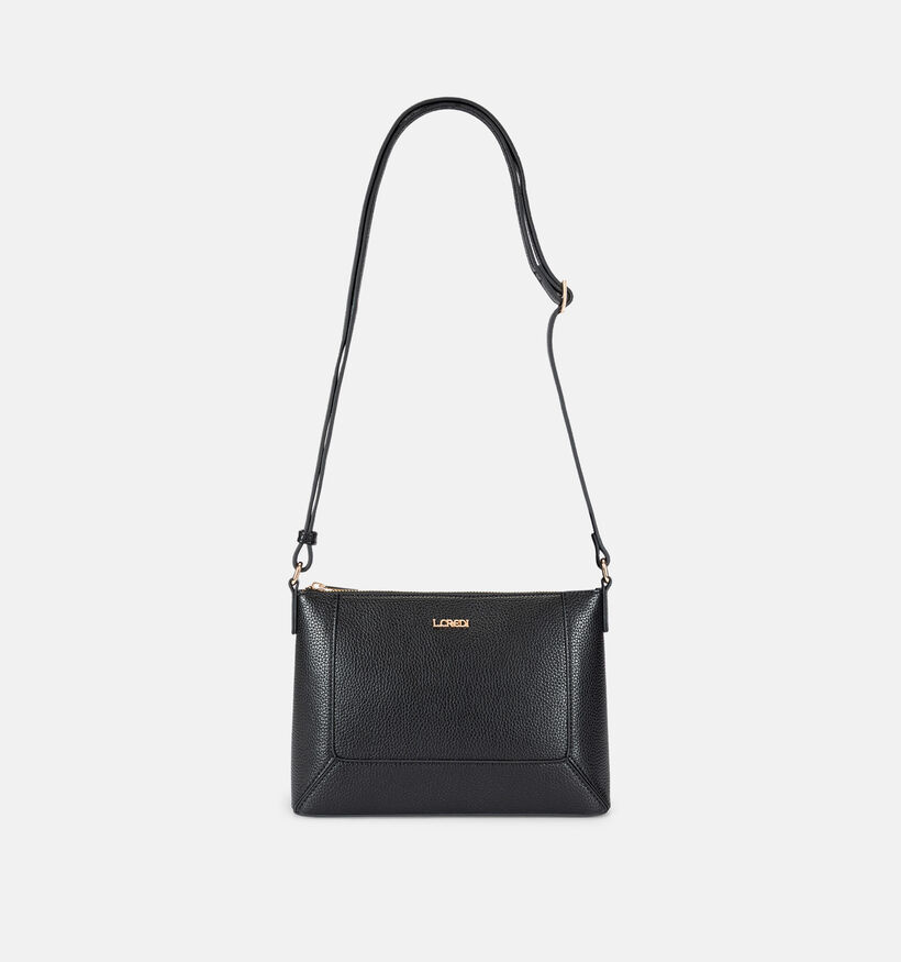 L.Credi Sapphira Sac port&eacute; crois&eacute; en Noir pour femmes (379579)