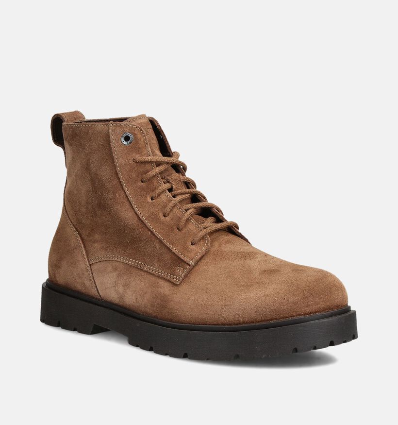Birkenstock Highwood Lace Mid Boots à lacets en Marron pour hommes (360275) - pour semelles orthopédiques