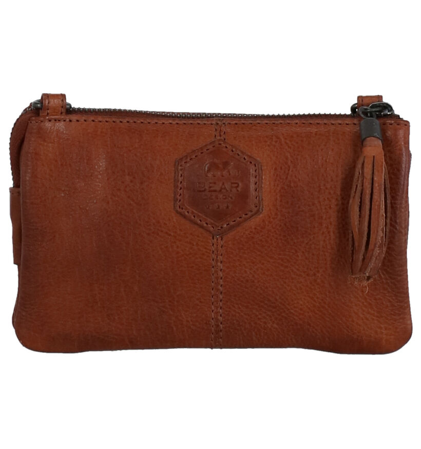 Bear Design Sac porté croisé en Cognac pour femmes (358900)