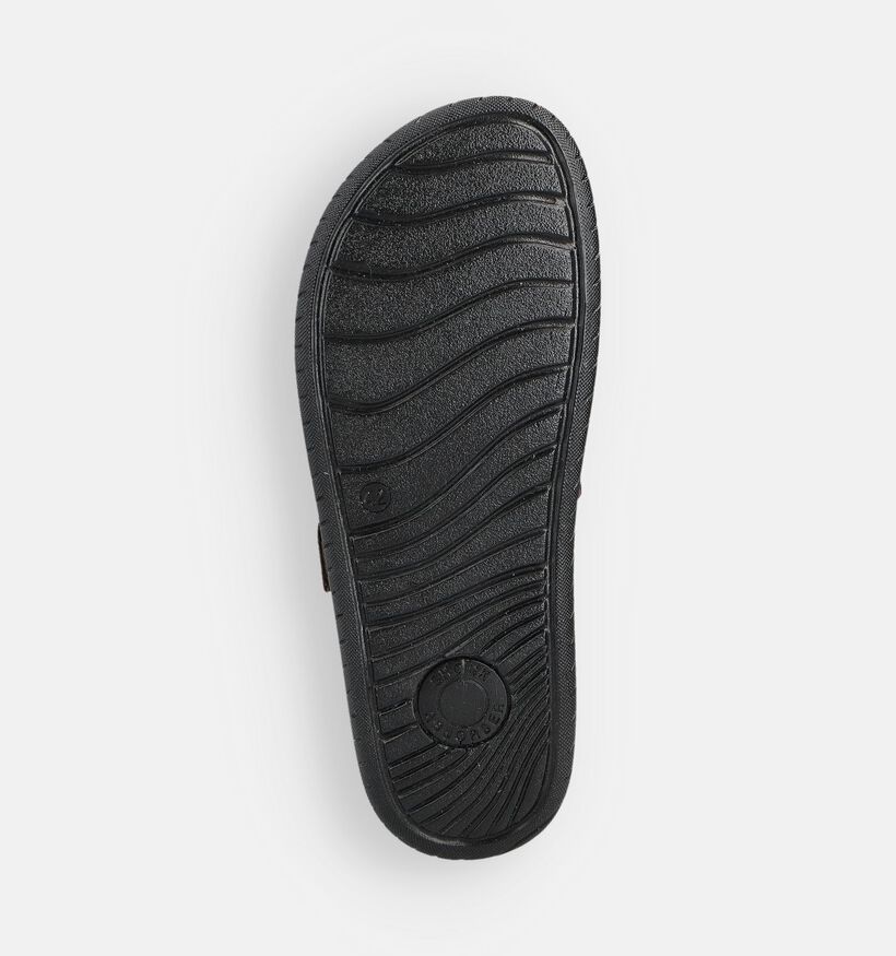 Rohde Donkerbruine Slippers voor heren (365508)