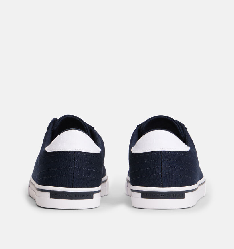 Tommy Hilfiger Vulc Core Long Lace Chaussures &agrave; lacets en Bleu fonc&eacute; pour hommes (368606) - pour semelles orthop&eacute;diques