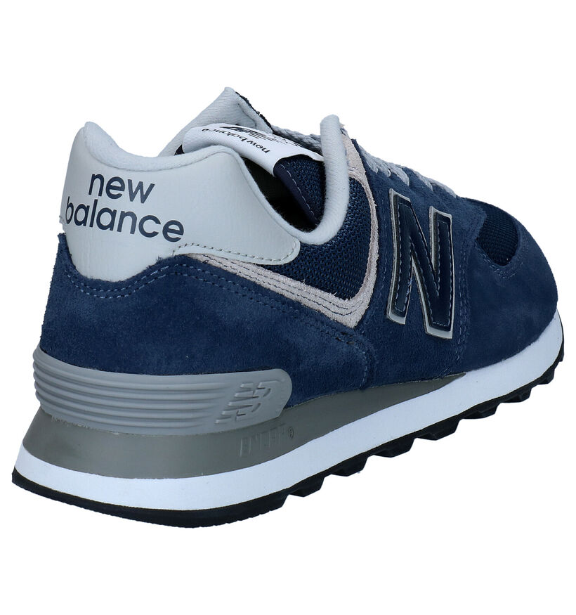 New Balance ML574 Baskets en Gris pour hommes (301745) - pour semelles orthopédiques